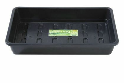 Garland tava medie de gradina fara orificii de scurgere, neagra