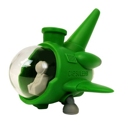 Bong din silicon Submarine Green detașabil 13cm