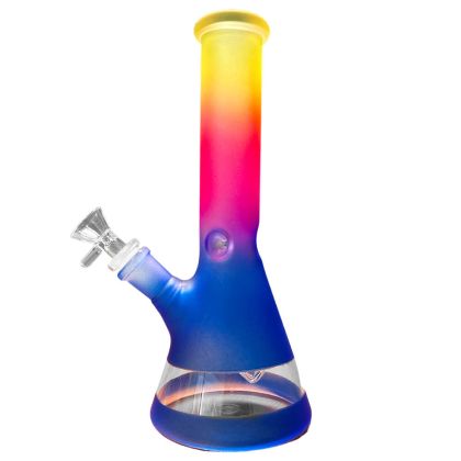 Bong din sticlă cu culori iridescente violet 25 cm