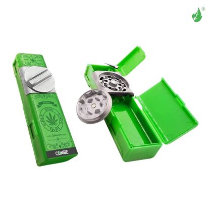 Râșniță de buzunar din aluminiu multifuncțională combinată - Sigiliu pentru frunze de buruieni 2 disponibile 3 culori