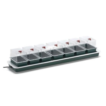 Stație de creștere a răsadurilor alungite Garland Super 7 Windowsilt, cu încălzire