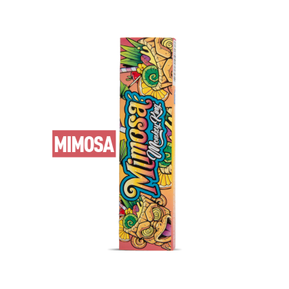 Monkey King Unbleached Scented Rolling Papers King Size Slim with Tips  - Chocoballs Scent Mimosa Scent
