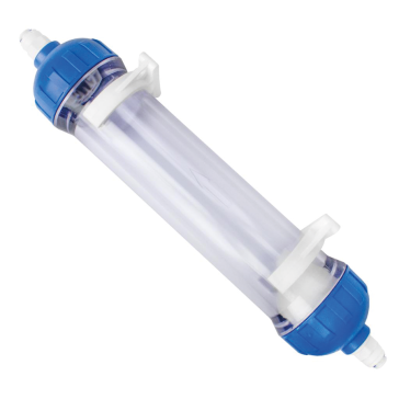 Flow-through particulate filter for Ram humidifier
