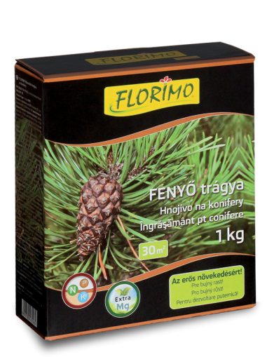 Îngrășământ granular CONIFERE ȘI PLANTE VEȘNICE VERZI - FLORIMO - 1kg