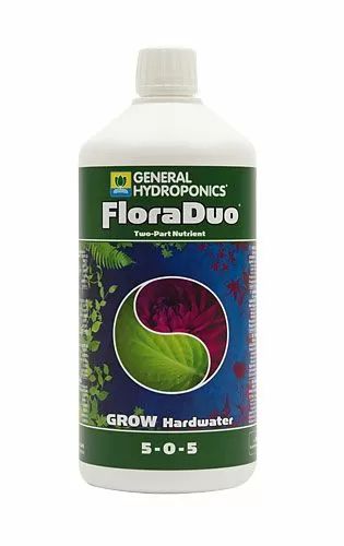 GHE Flora Duo Grow H/W - îngrășământ de creștere (pentru apă dură)