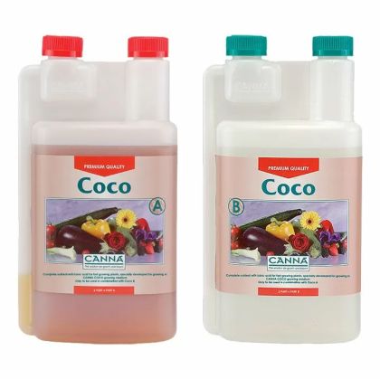 CANNA Coco A&B - îngrășământ pentru nucă de cocos