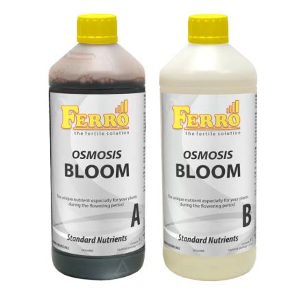 Ferro OSMOSIS BLOOM A&B - îngrășământ pentru înflorire (în sol / hidro, pentru apă osmotică)