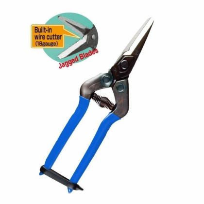 Professional scissors for picking fruits, vegetables and flowers, 190 mm - CHIKAMASA E-6C (serrated blade)