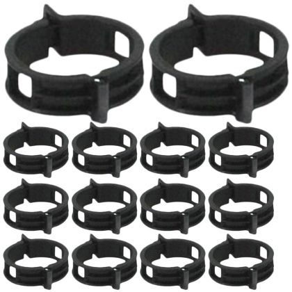 Suporturi pentru plante, 100 bucăți într-un pachet, culoare neagră