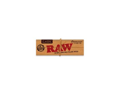 🟤 Hârtii de rulat RAW Classic Connoisseur, dimensiunea KS – hârtii cu filtre incluse