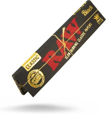 RAW Organic KS Slim Rolling Papers 1¼ – ultra-thin organic rolling papers