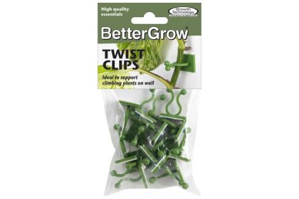BetterGrow - cleme răsucite pentru susținerea orhideelor, verzi - 14 buc