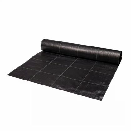 Prelată agrotextilă pentru combaterea buruienilor din material nețesut 50 g/m² Negru – 1,1 m x 100 m