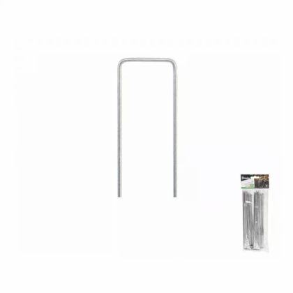 Cleme metalice pentru fixarea agrotextilelor și huselor tip „P” – 3 x 15 cm (20 buc.)