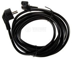 Cablu de alimentare cu ștecher UE și conector IEC mamă pe cealaltă parte 4m 3x1.5m2