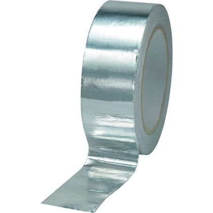 Bandă de conductă din aluminiu 50mm x 45m - Bandă autoadezivă din aluminiu