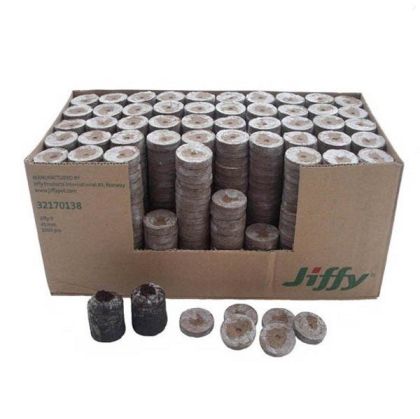 Bloc de turbă Jiffy-7 de 33 mm (cutie de 2000 buc.)
