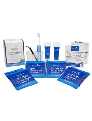 Bluelab Probe Care Kit – pH & Conductivity - kit de pH și EC (curățare și calibrare)
