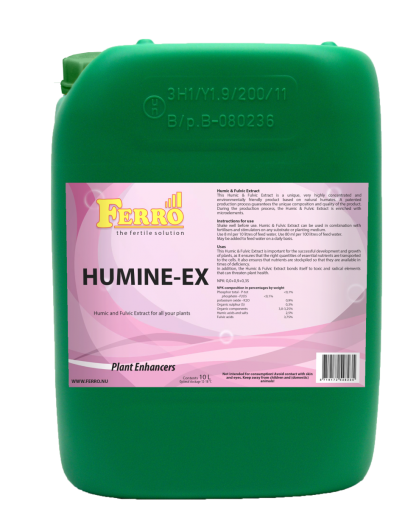 Ferro HUMINE-EX 10l. - humic and fulvic acids, with trace elements