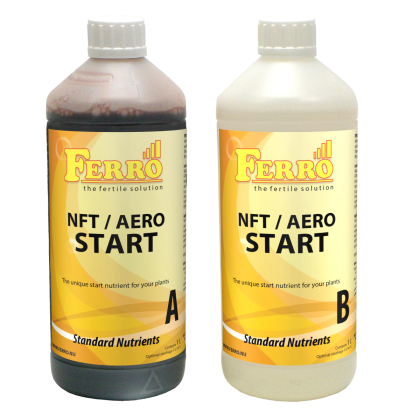 Ferro NFT / AERO START A&B 2x1l. - îngrășământ pentru hrănirea inițială (în NFT / aero, pentru apă de la robinet)