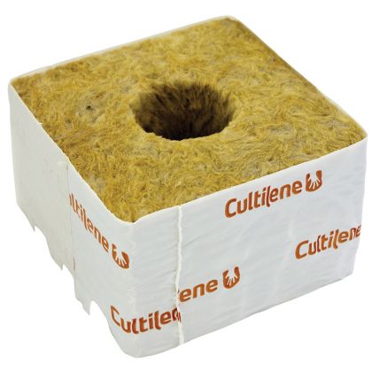 Μπλοκ πετροβάμβακα Cultilene 10x10cm με μεγάλη τρύπα 1τεμ