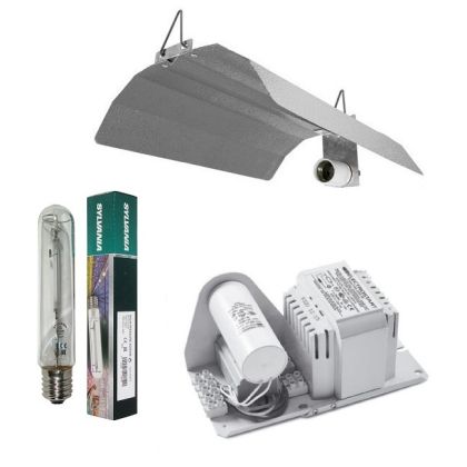 Kit Sylvania 400W cu balast si reflector deschis