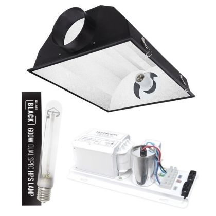 Set de iluminat pentru plante LUMii Black 600W, Hortilight și MAXLIGHT
