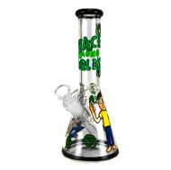 Cartoon Boy Handcrafted Glass Bong 25cm