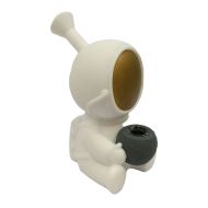Bong din silicon alb Cosmonaut 15cm