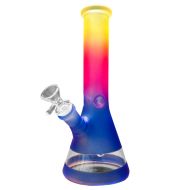 Bong din sticlă cu culori iridescente violet 25 cm