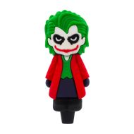 Pipă din silicon Clovn Joker Roșu 10.50cm