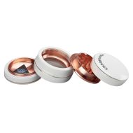 Set de 4 piese Grinde Champ din porțelan înalt, alb, din metal Lussosen - 63 mm.