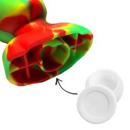 Bong din silicon cu cap de extraterestru Rasta 20cm