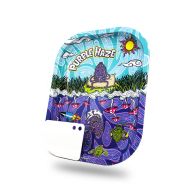 Best Buds Tavă metalică mică pentru ananas cu card magnetic pentru râșniță
