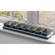 Stație de creștere a răsadurilor alungite Garland Super 7 Windowsilt, cu încălzire