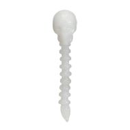 White skull glass dabber