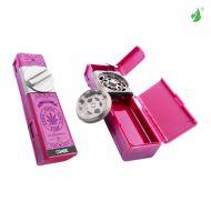 Râșniță de buzunar din aluminiu multifuncțională combinată - Sigiliu pentru frunze de buruieni 2 disponibile 3 culori
