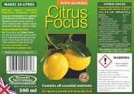 Citrus Focus 1L – Specialized fertilizer for citrus plants