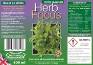 Herb Focus 1l. – Balanced fertilizer for aromatic and medicinal herbs