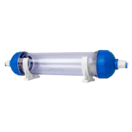 Flow-through particulate filter for Ram humidifier