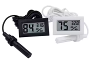 Termohigrometru digital cu sonda de 1,3 m pentru masurarea umiditatii si temperaturii.