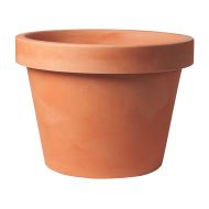 Ghiveci rotund mare seria LIRA, culoare teracotă, 48l.