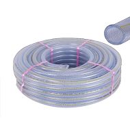 Furtun transparent cu diametrul exterior de 18 mm și interior de 16 mm, lungime 1 m.