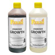 Ferro OSMOSIS GROWTH A&B - îngrășământ pentru creștere (în sol / hidro, pentru apă osmotică)