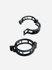 Suporturi pentru plante, 100 bucăți într-un pachet, culoare neagră