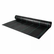 Prelată (agrotextilă) din material textil țesut împotriva buruienilor 70g. PP negru UV, 1.1m x 100m