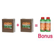 Bio Nova Coco Brick - Bloc de substrat din nucă de cocos presată - 6 buc. într-un pachet