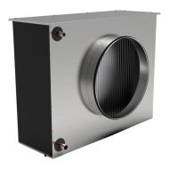 Răcitor de canal de apă pentru conductă de aer rotundă VEAB CWK 315-3-2.5 – Ø315 mm 1410m3 1260L/PU 8.3KW