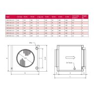 Răcitor de canal de apă pentru conductă de aer rotundă VEAB CWK 315-3-2.5 – Ø315 mm 1410m3 1260L/PU 8.3KW