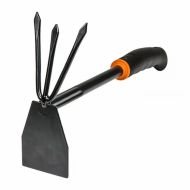 Bradas DE LUXE 2in1 combined hoe – metal with rubberized handle